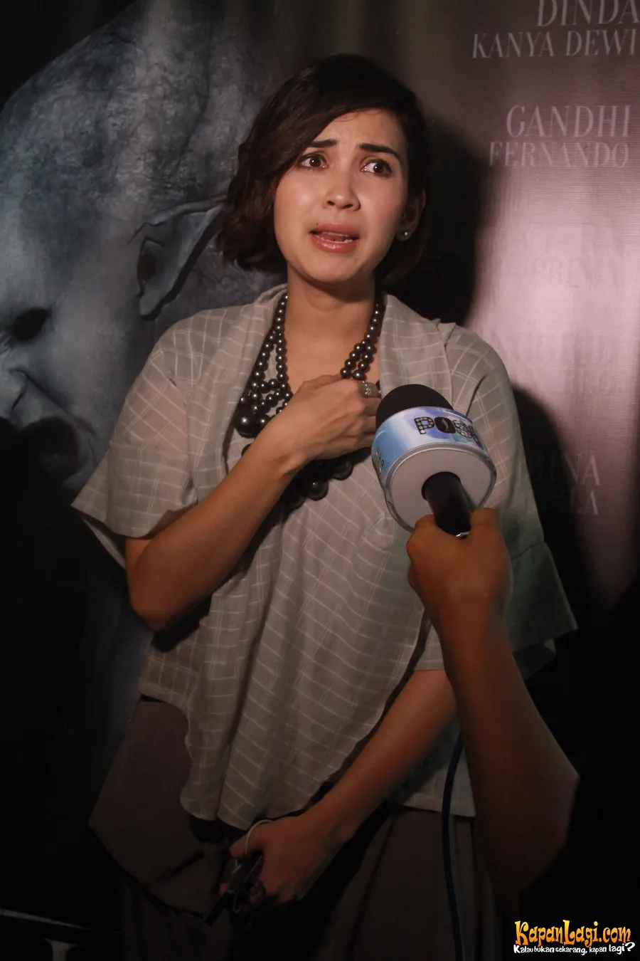 Dinda Kanyadewi mengaku takut ketika ditawari narkoba. ©KapanLagi.com®/Febio