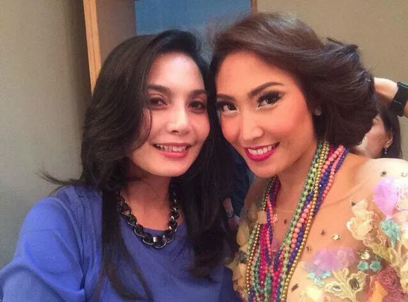 Dini dan Ayu Dewi @ Twitter/Dini Putri