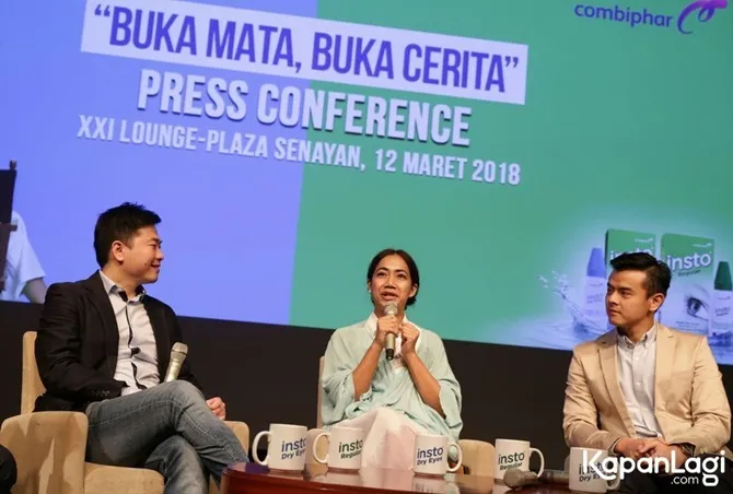 Dion Wiyoko yang juga ikut terlibat dalam film mini dokumenter Insto © Kapanlagi.com/Agus Apriyanto