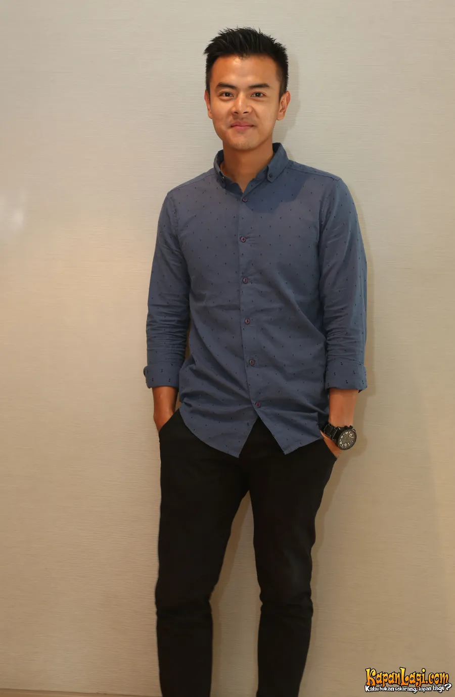 Ternyata Dion Wiyoko anak gunung, lho./©Kapanlagi.com®/Budy Santoso