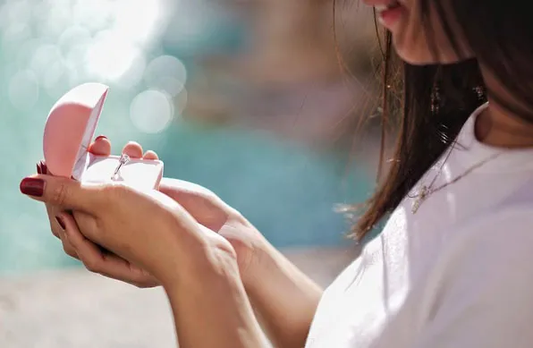 Dion Wiyoko lamar kekasihnya saat di Eropa © Instagram.com/fionaanthony