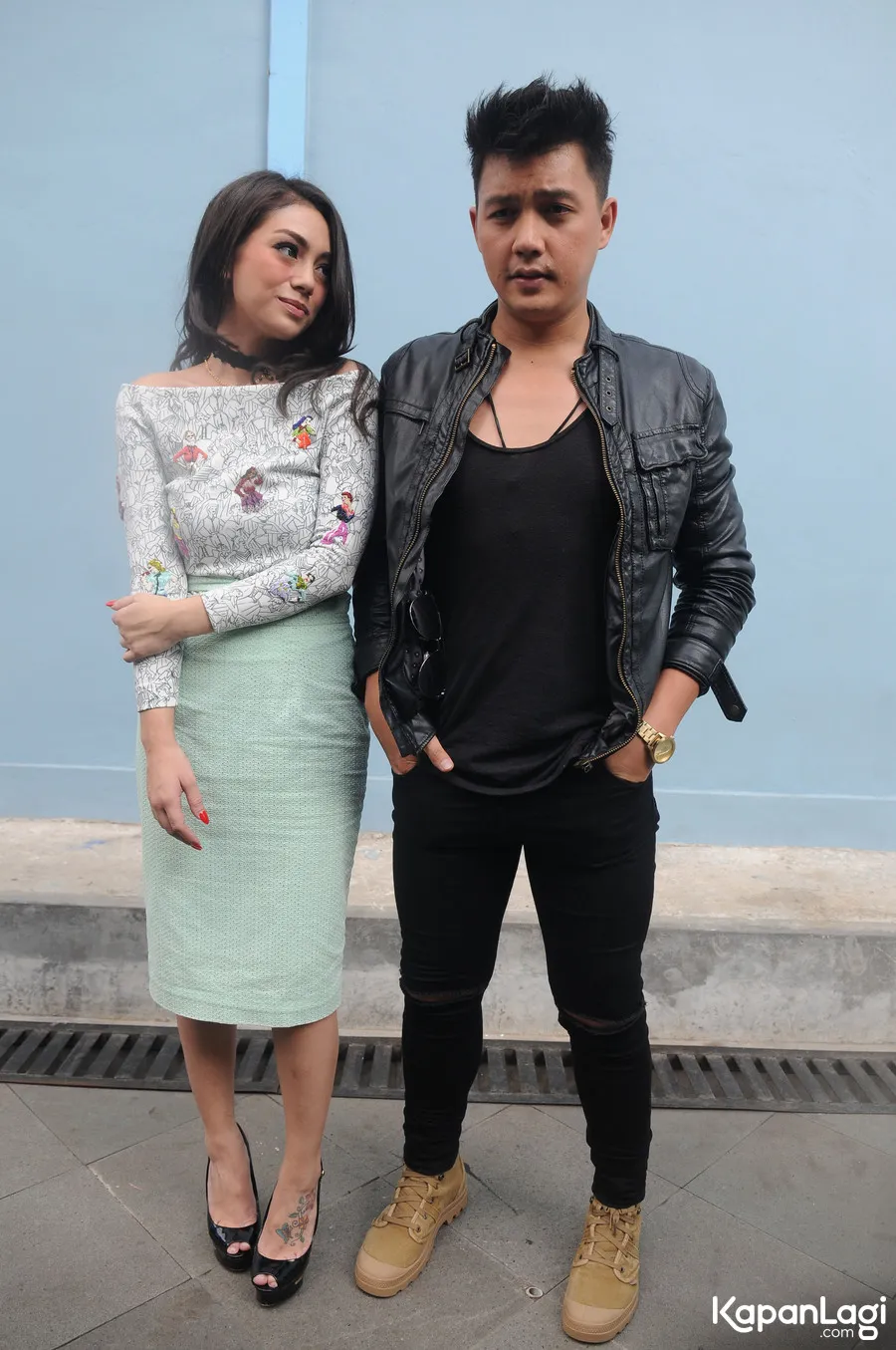 Celine hanya santai menanggapi kabar miring yang beredar/©KapanLagi.com®/Bayu Herdianto