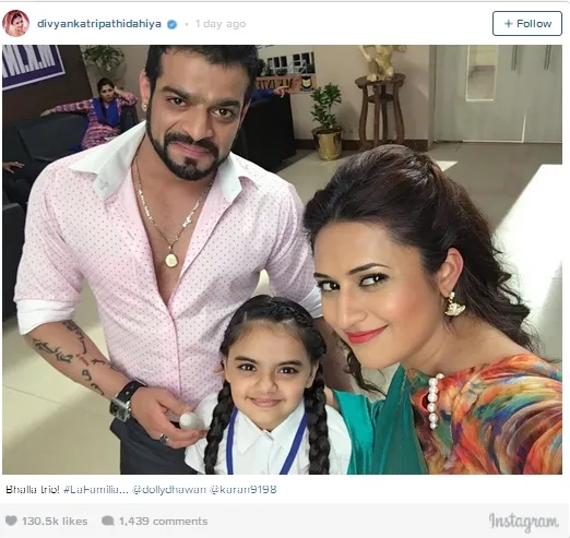 Selfie seru bintang Mohabbatein ©instagram/divyankatripathidahiya