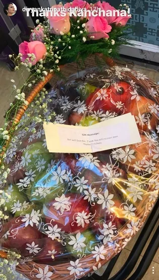 Fans juga mengirimkan buah untuk Divyanka ©instagram