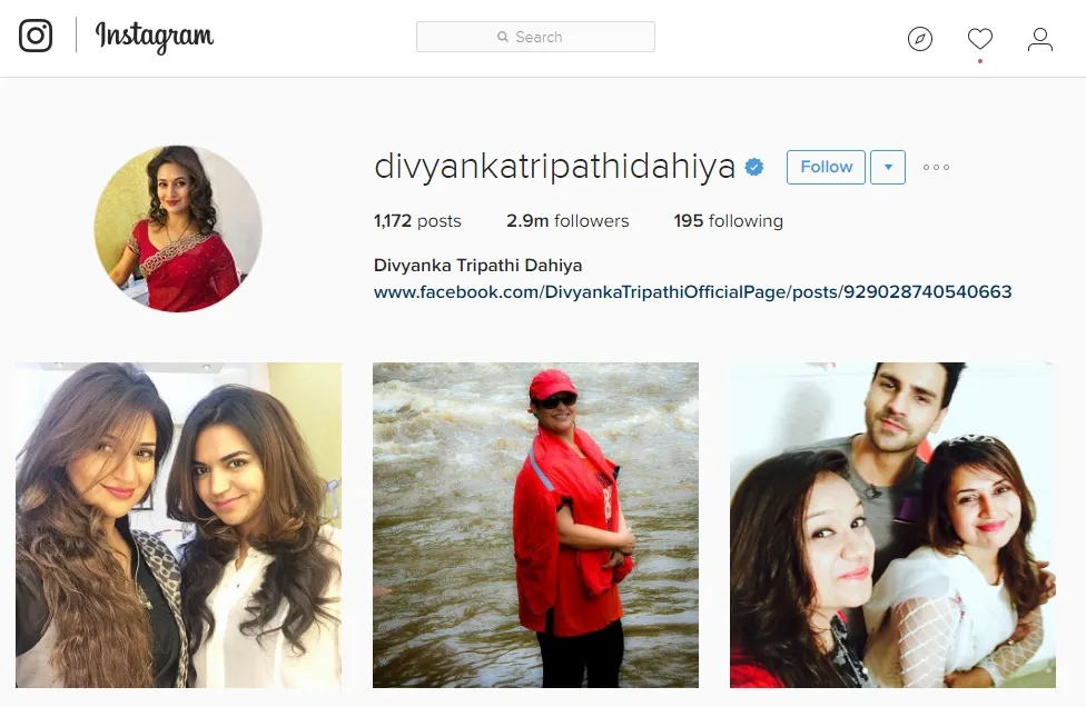 Divyanka Tripathi jadi socmed rockstar ©instagram/divyankatripathidahiya