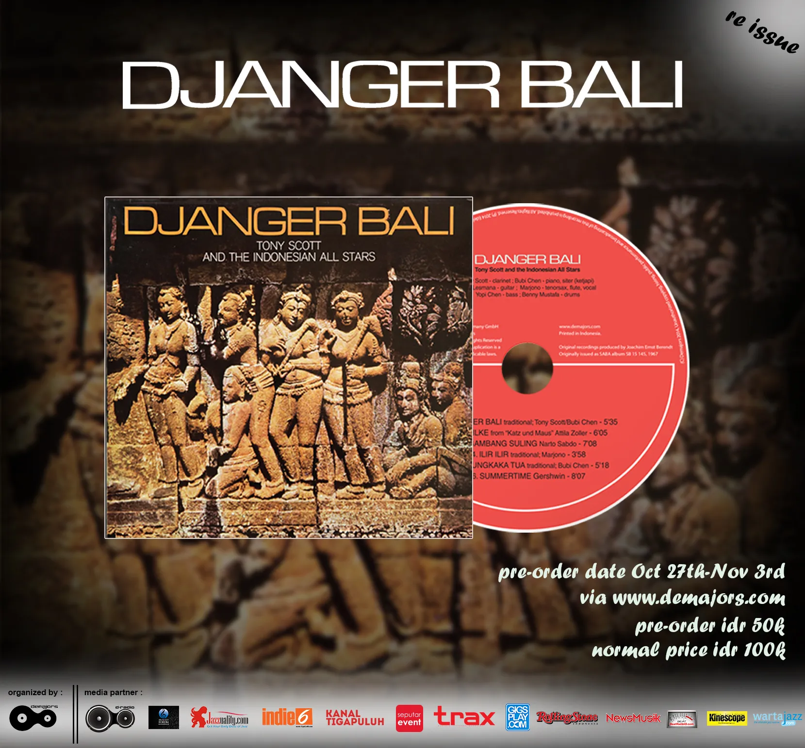 Segera lakukan pre-order untuk album langka ini! © Demajors