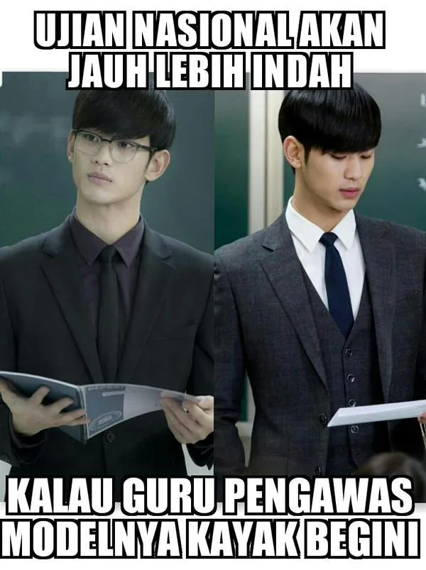 Kebayang nggak sih kalau penjaga UN di ruanganmu si alien ganteng Do Min Joon? ©Twitter/TheDramaKorea