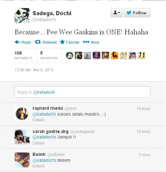 Followernya pun tertipu.