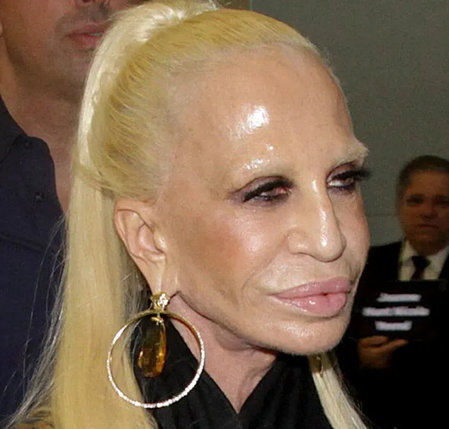 Donatella Versace @ dailymail.co.uk