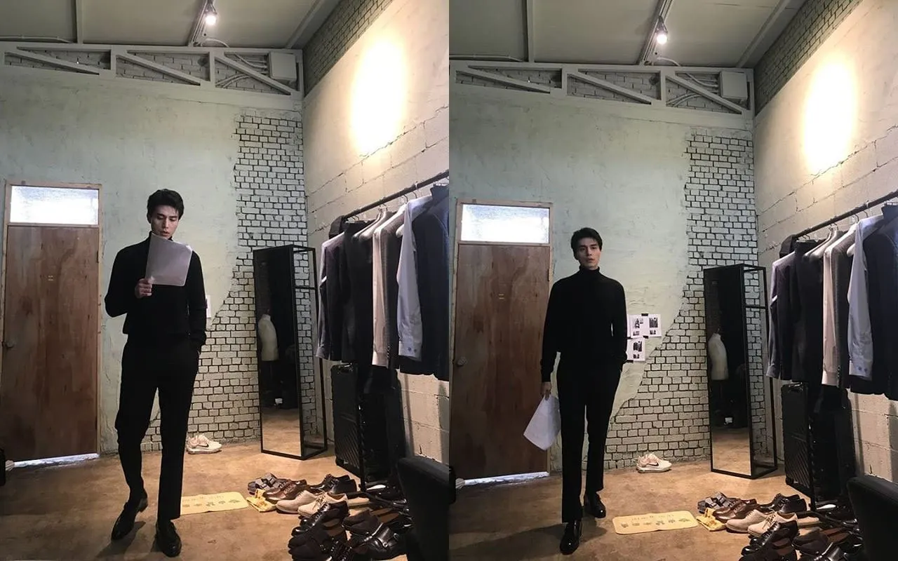 Lee Dong Wook saat sedang latihan sebelum syuting. © Instagram.com/leedongwook_official