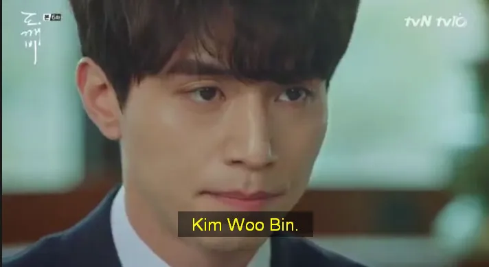 Lee Dong Wook mengenalkan diri sebagai Kim Woo Bin di episode 6 Goblin. ©tvN