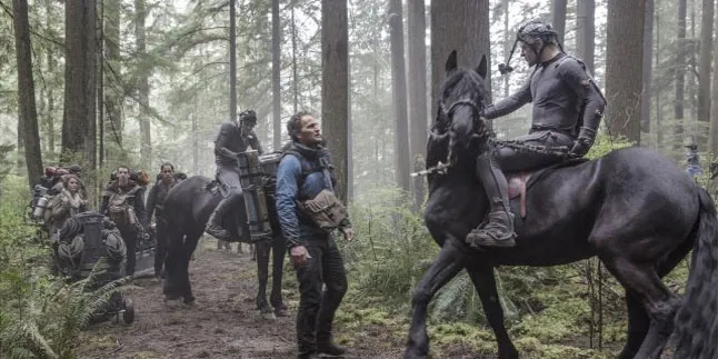 Andy Serkis di lokasi syuting