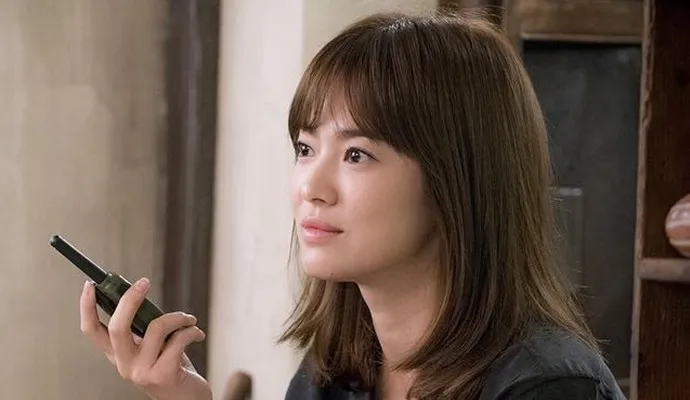Song Hye Gyo bisa nonton dotS © KBS2