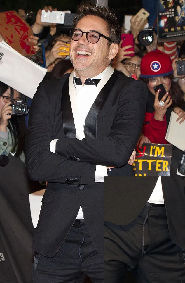 Robert Downey Jr @ dailymail.co.uk