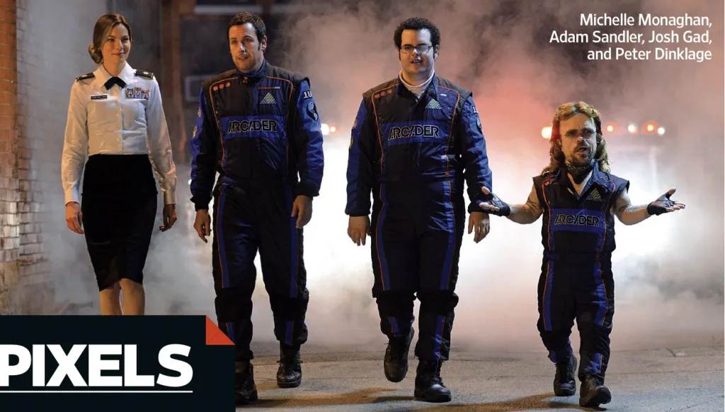 Para aktris top Hollywood dalam PIXELS/©Sony Pictures Entertainment