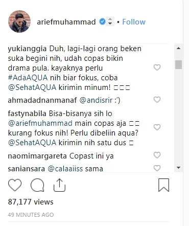 ©Instagram/ariefmuh