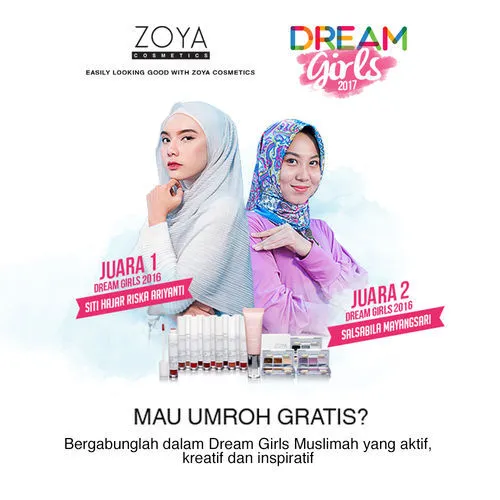 Pendaftaran Dream Girls 2017 telah dibuka