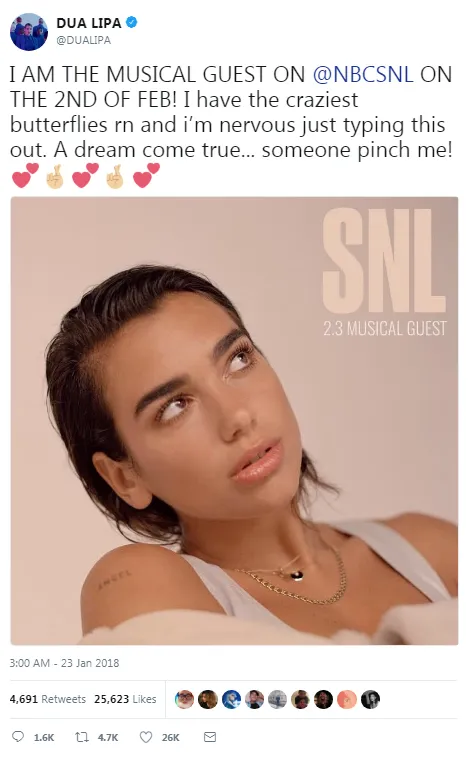 © twitter.com/DUALIPA