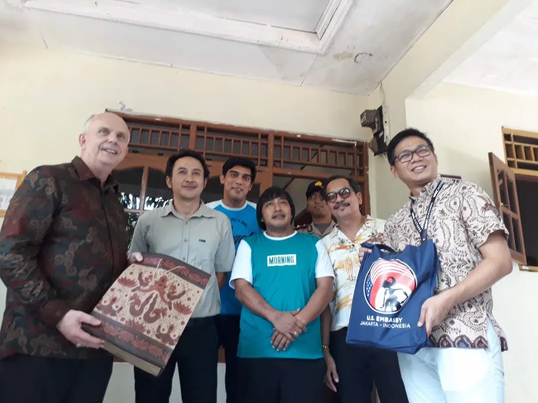 Pemain Dunia Terbalik senang didatangi dubes AS © KapanLagi.com®/Nuzulur Rakhmah