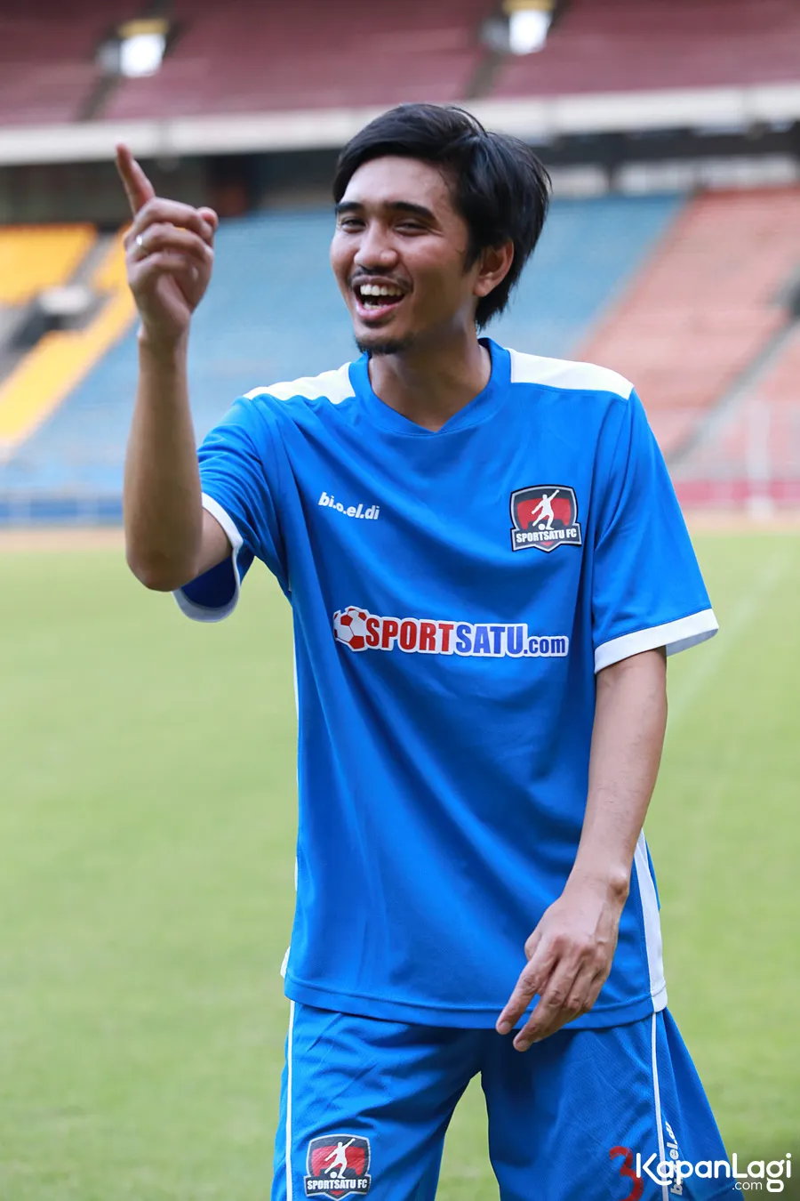 Duta pernah cedera saat berolahraga © KapanLagi.com®/Agus Apriyanto