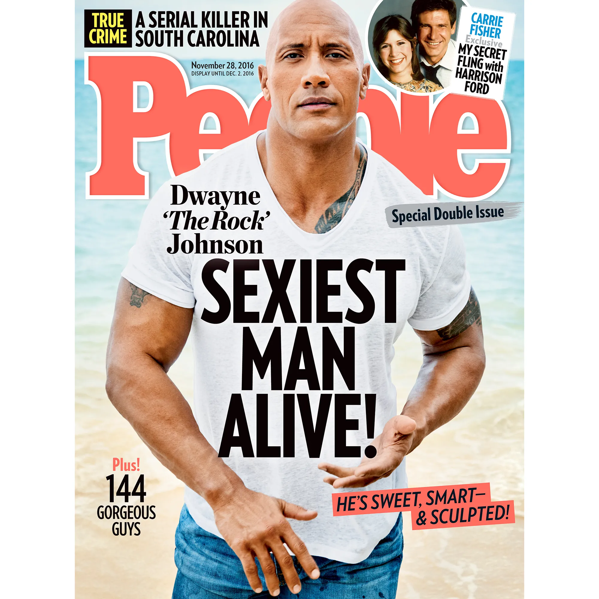 The Rock adalah People's Sexiest Man Alive 2016/©People