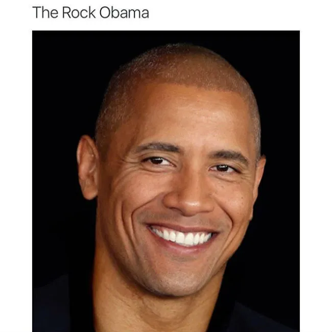 The Rock Obama @ Instagram @tank.sinatra
