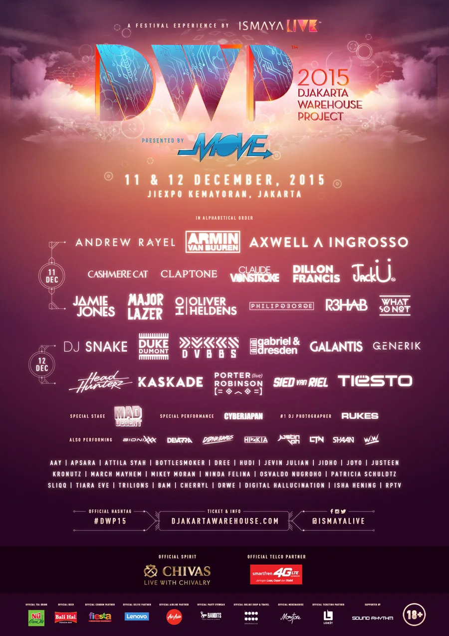 DWP 2015 bakal berbeda dan jauh lebih seru dibandingkan festival sejenis lainnya © Ismaya Live