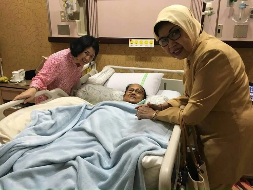 BJ Habibie tengah terbaring sakit. ©istimewa