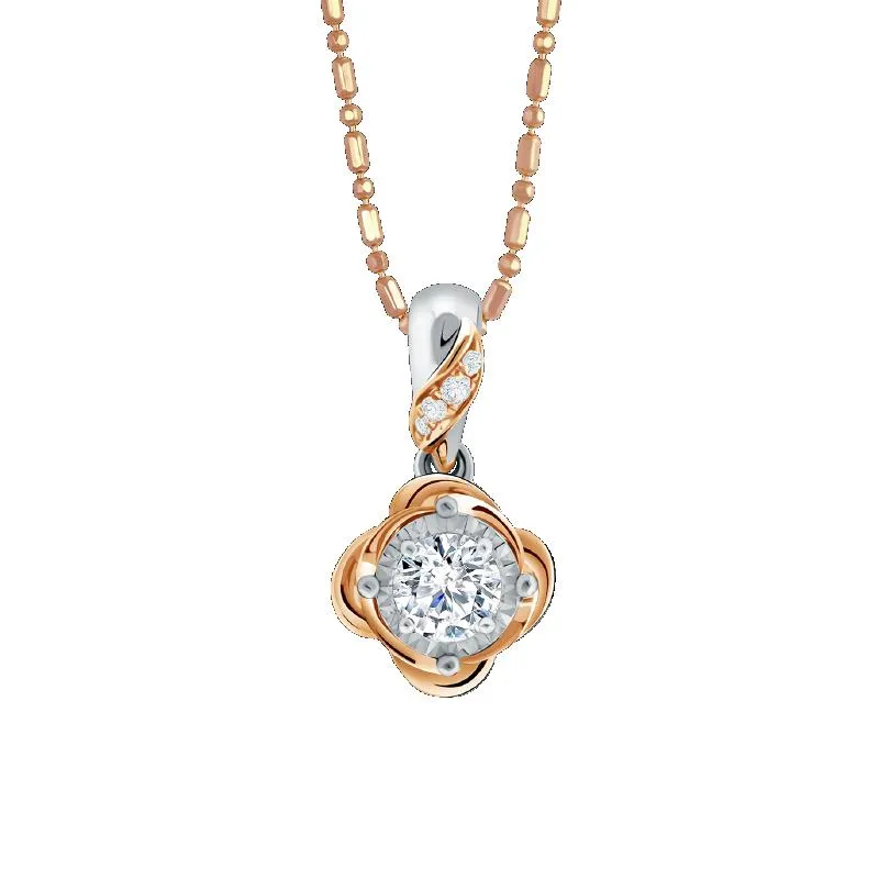 Liontin Berlian Peony Frank & co.