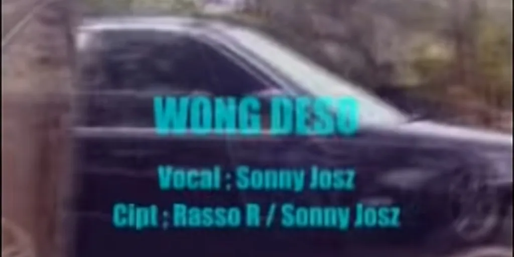 Sonny Josz - Wong Deso