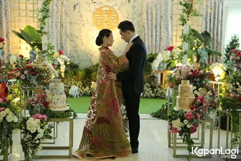 Venny dan Edric di prosesi sangjit © KapanLagi.com®/Budy Santoso