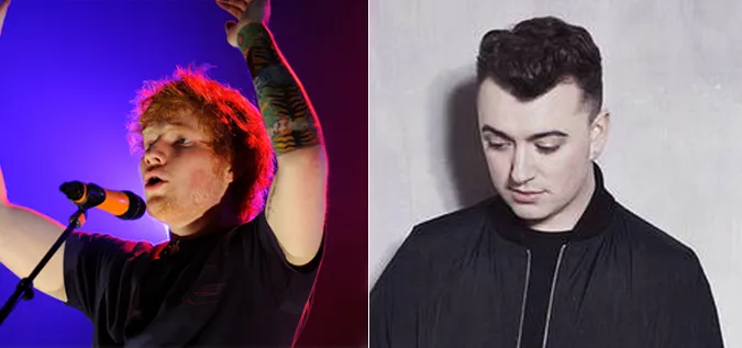 Ed sheeran dan Sam Smith