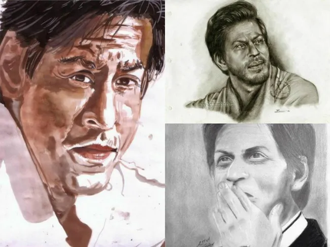 Beberapa sketsa dari fans yang disebar oleh SRK. @twitter.com/iamsrk