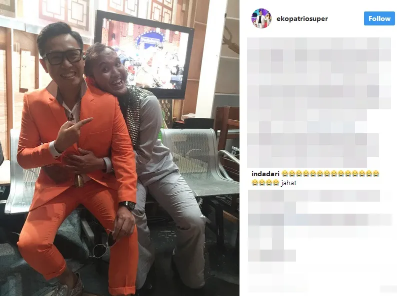 Indadari berkomentar 'jahat' ©instagram/ekopatriosuper