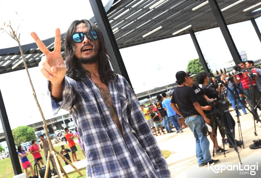 Ello ditangkap karena memilii ganja. ©KapanLagi.com/Budy Santoso