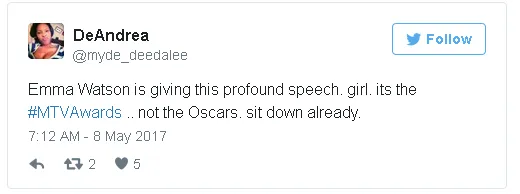 Pidato panjang Emma Watson jadi perbincangan © Twitter.com