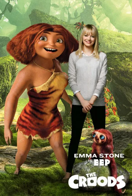 Emma, pengisi suara di balik karakter Eep dalam THE CROODS @ istimewa