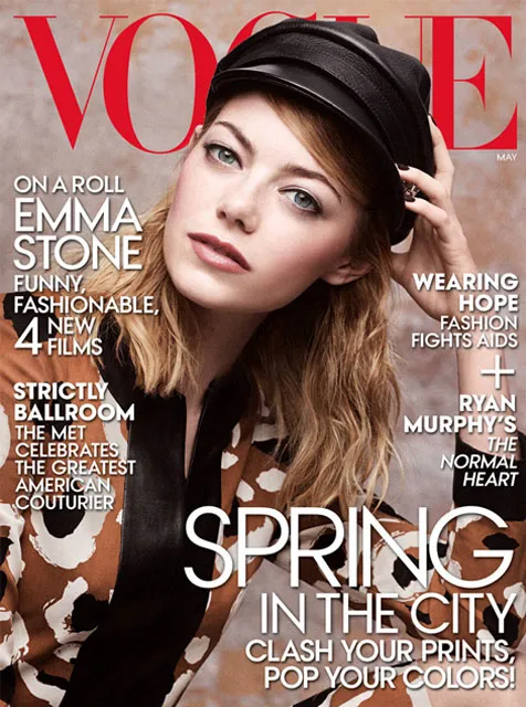 Emma Stone Dalam Cover Majalah Vogue @ eonline.com
