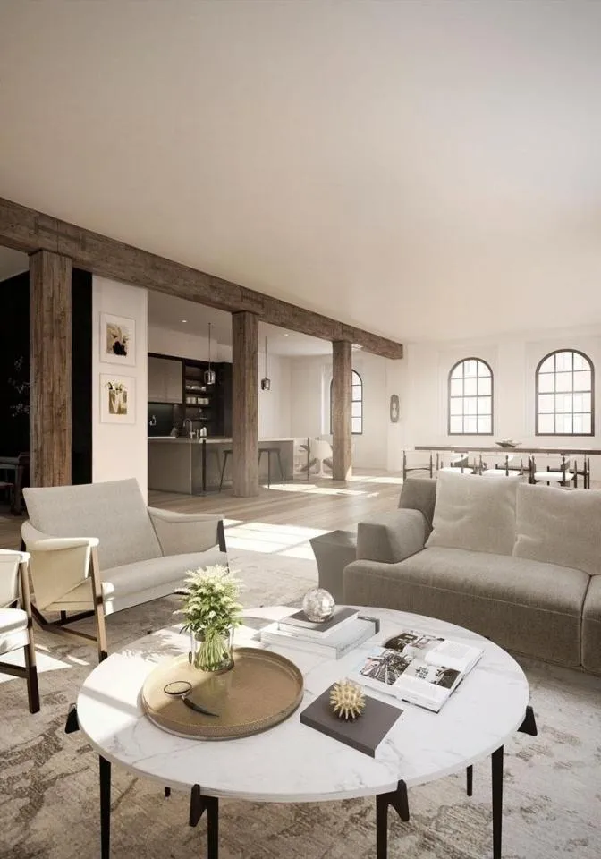 Salah ruangan di 'rumah baru' Harry Styles © via The Sun