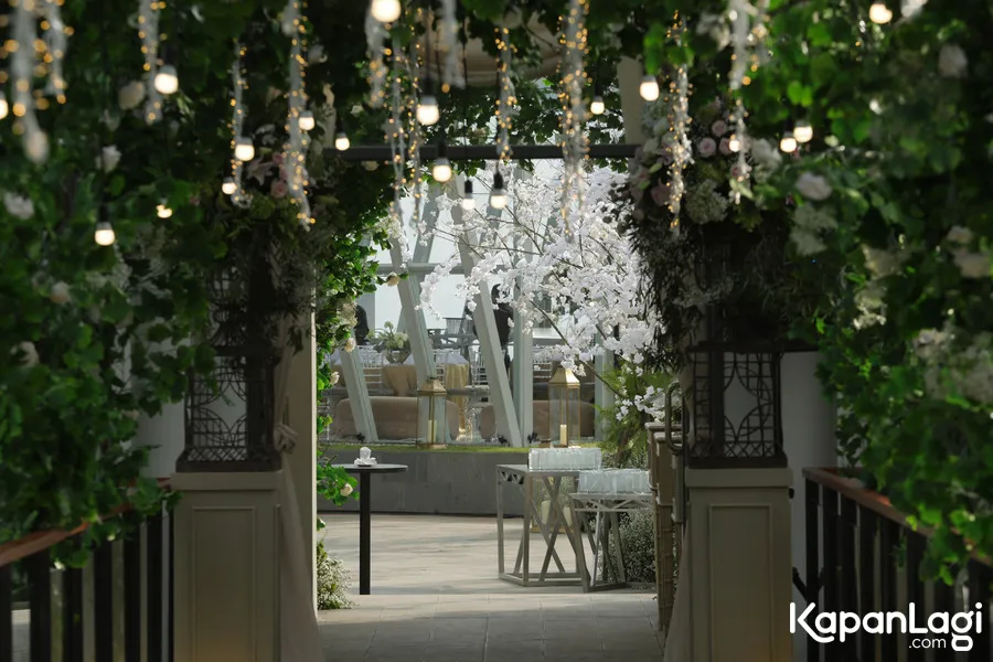 Inilah suasana InterContinental Bandung Dago Pakar sebelum pesta dimulai © KapanLagi.com®/Budy Santoso