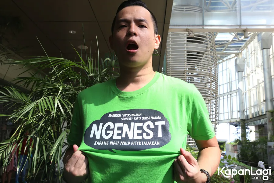 Film pertama bikin Ernest pecah konsentrasi/©KapanLagi.com®/Budy Santoso