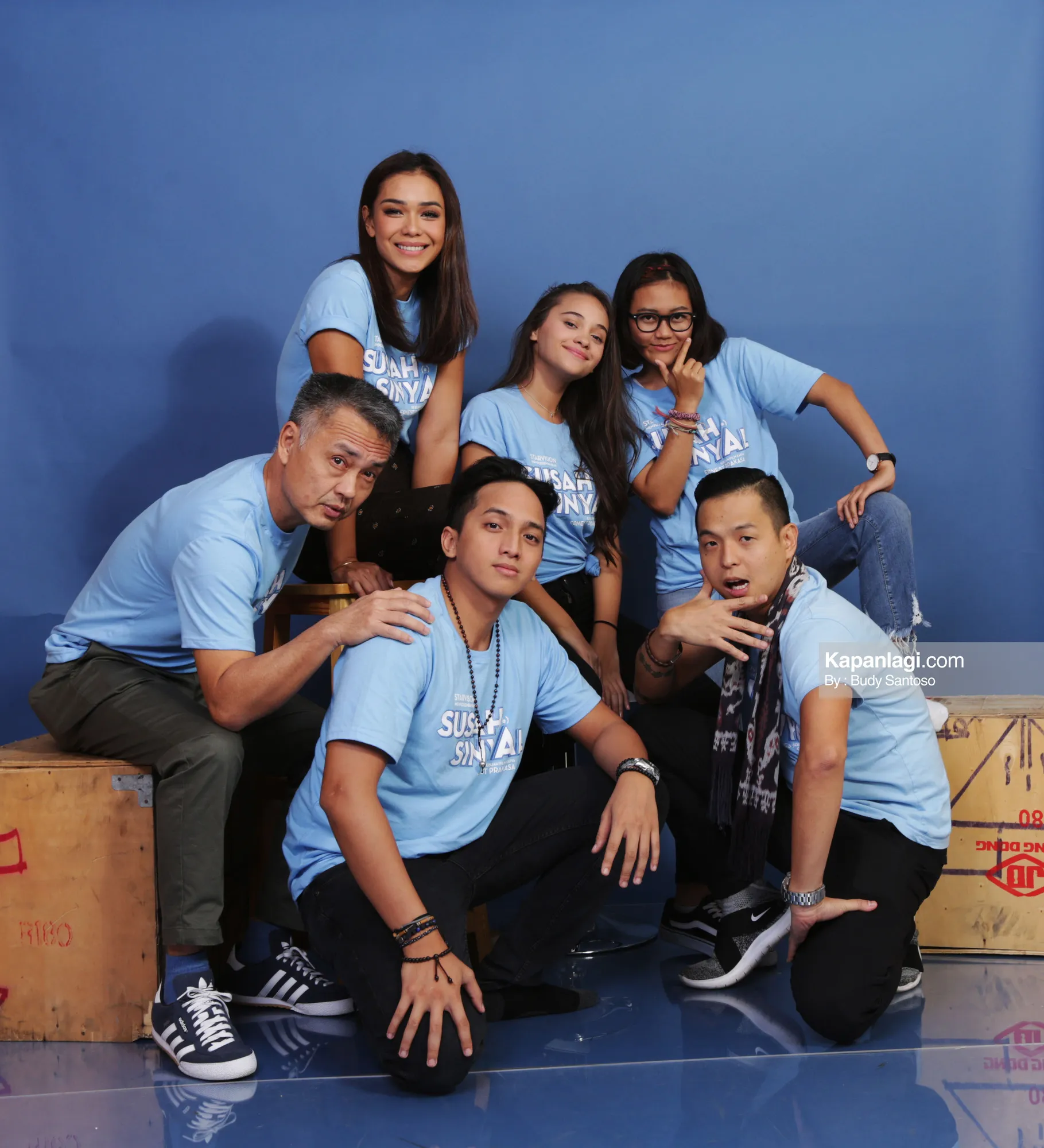 Cast SUSAH SINYAL © Kapanlagi/Budy Santoso
