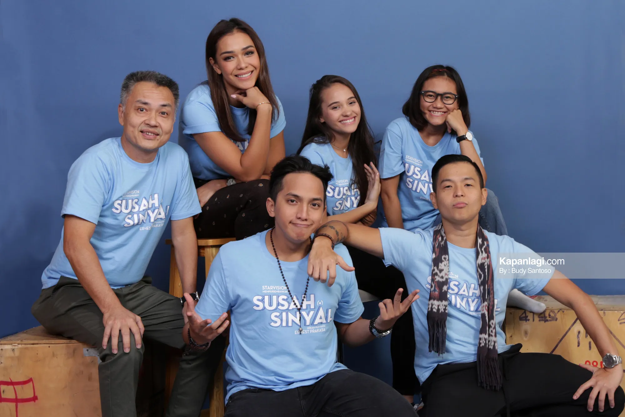 Cast SUSAH SINYAL © Kapanlagi/Budy Santoso
