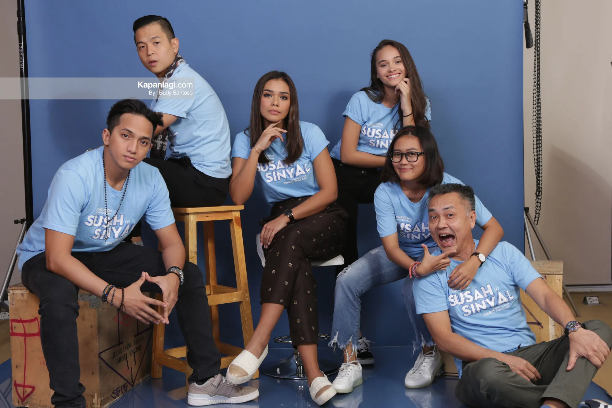 Cast SUSAH SINYAL © Kapanlagi/Budy Santoso