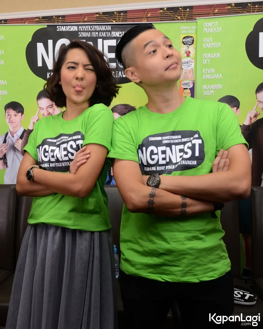 Ernest Prakasa masih cupu soal urusan adegan nangis/©KapanLagi.com®/Bambang E Ros