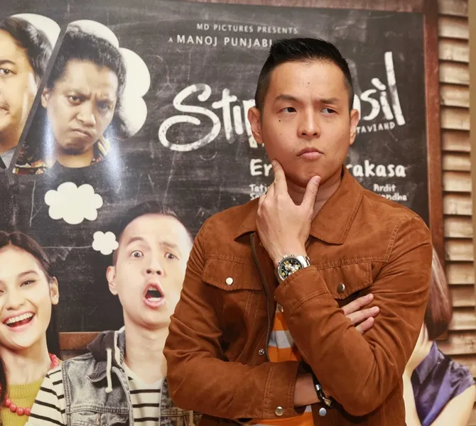 Ernest tak peduli dengan cibiran netizen! © KapanLagi.com/Muhammad Akrom Sukarya