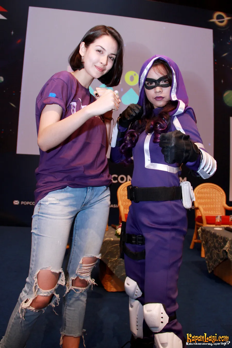 Jadi superhero tangguh, Estelle belajar bela diri selama setahun/©Kapanlagi.com®/M. Akrom Sukarya