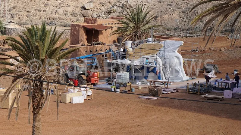 Lokasi syuting THE ETERNALS. (Foto: Twitter/@BRMarvelNews)