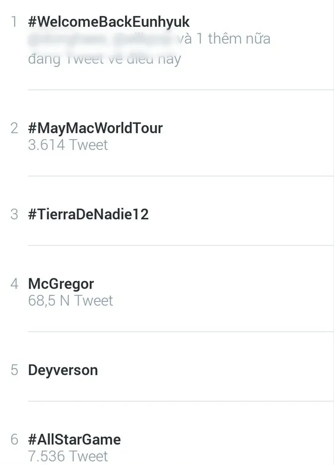 #WelcomeBackEunhyuk jadi TT nomor satu © Istimewa