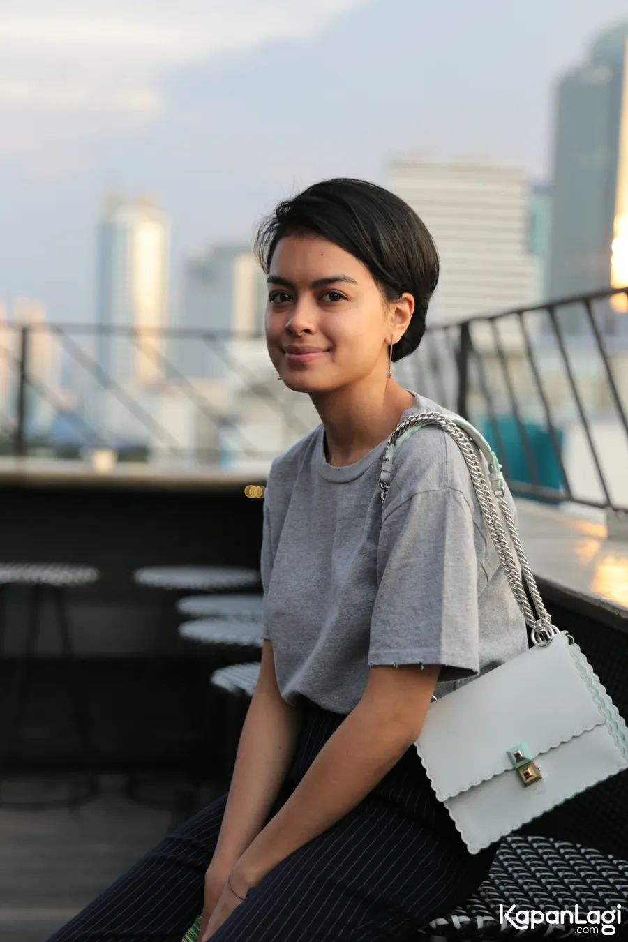 Eva sudah merelakan kepergian neneknya © KapanLagi.com®/Agus Apriyanto